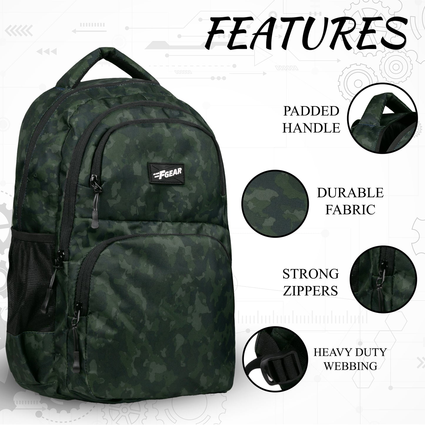 Caspian 23L Wild Moss Backpack