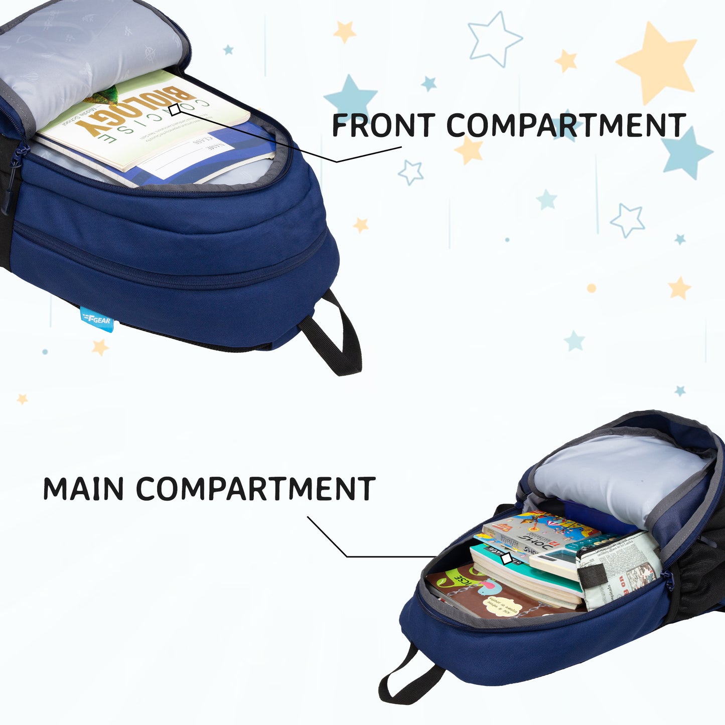 Spacewalker 21L Navy Blue Backpack