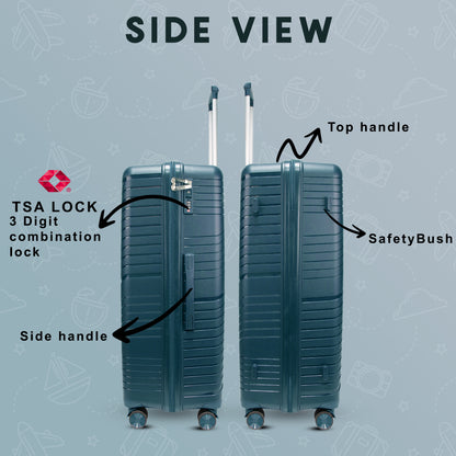 Aegis 30" Prussian Blue Check-in Large Suitcase