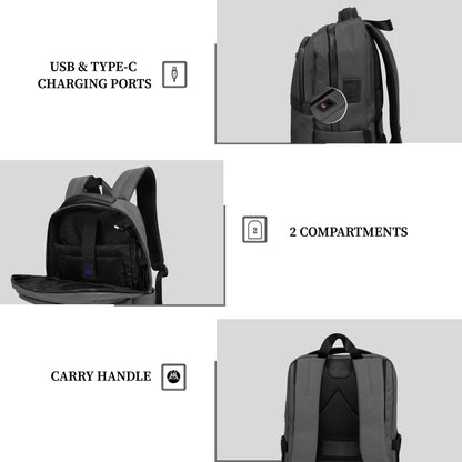 Hallstat 20L Grey Laptop Backpack