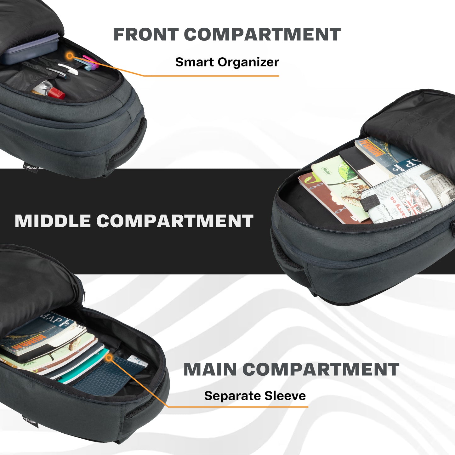 Itachi 31L Grey  Backpack