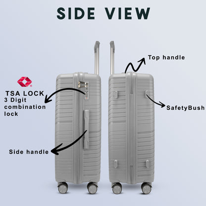 Aegis 30" Light Grey Check-in Large Suitcase