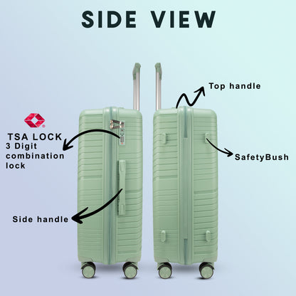 Aegis 26" Pista Green Check-in Medium Suitcase