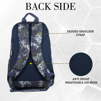 Military Raider 30L Marpat Navy Digital Camo Backpack with Rain Cover