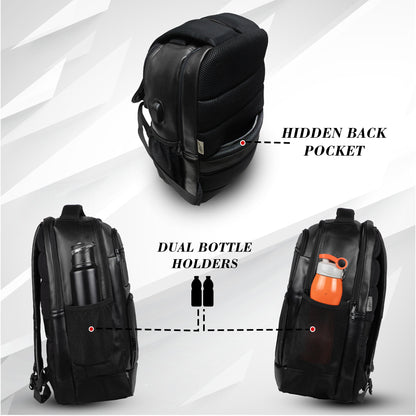 Mantra V2 28L Black Laptop backpack with raincover