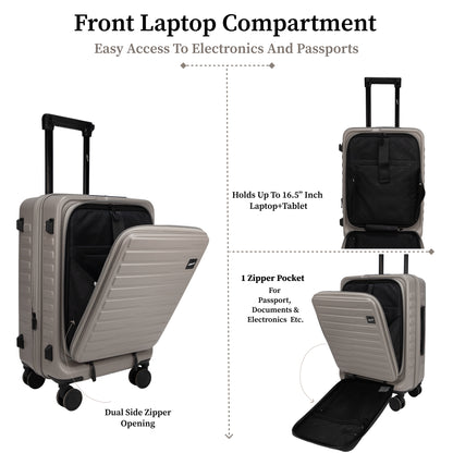 Sedona Small Cabin Pro Taupe 55 cms Front-Opening Strolley