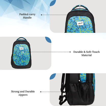 Panya 21L Black Blue Nested Backpack