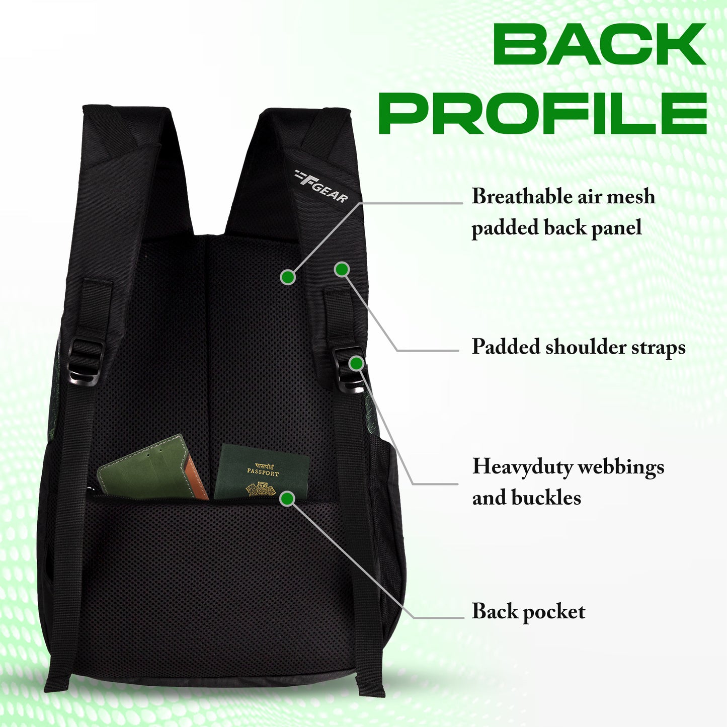 Noxe 10L Green Backpack