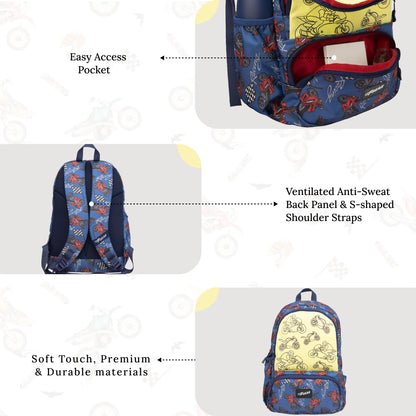 Colour Buddy 12L Blue Racing Backpack