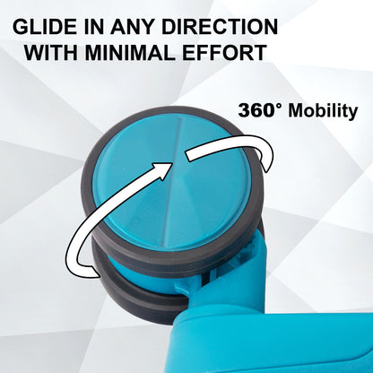 F Gear Myton Small Front Opening Cyan Blue Cabin Strolley