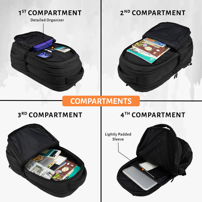 Noir 29L Black Backpack