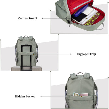 Cannes Forest Fog 12L Laptop Backpack