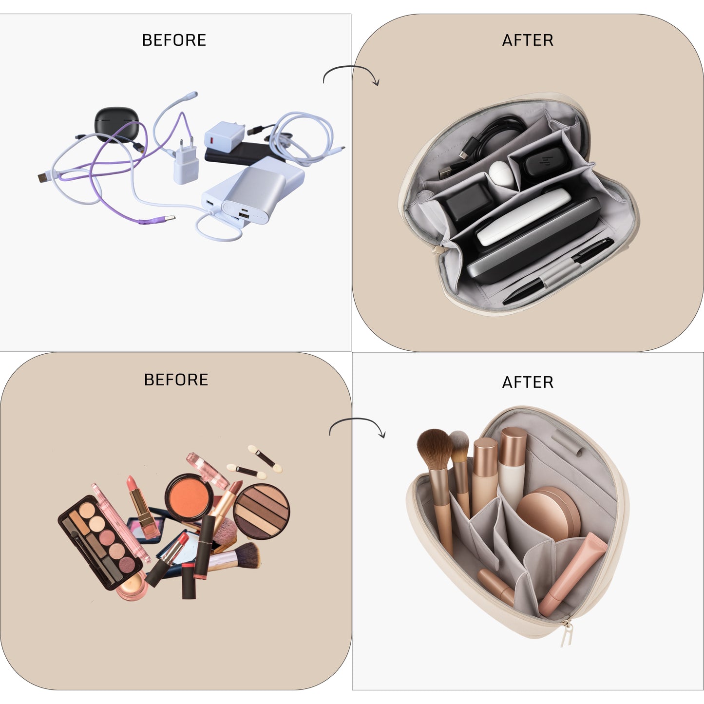 Belvoir 3L Cream Cable Organizer