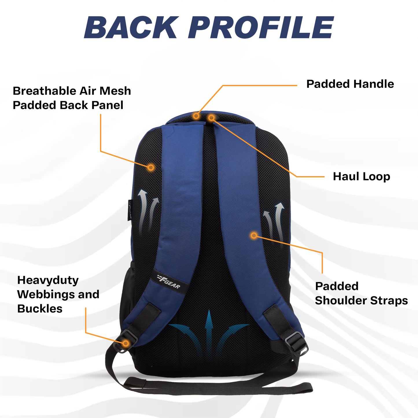 Itachi 31L Navy Blue  Backpack