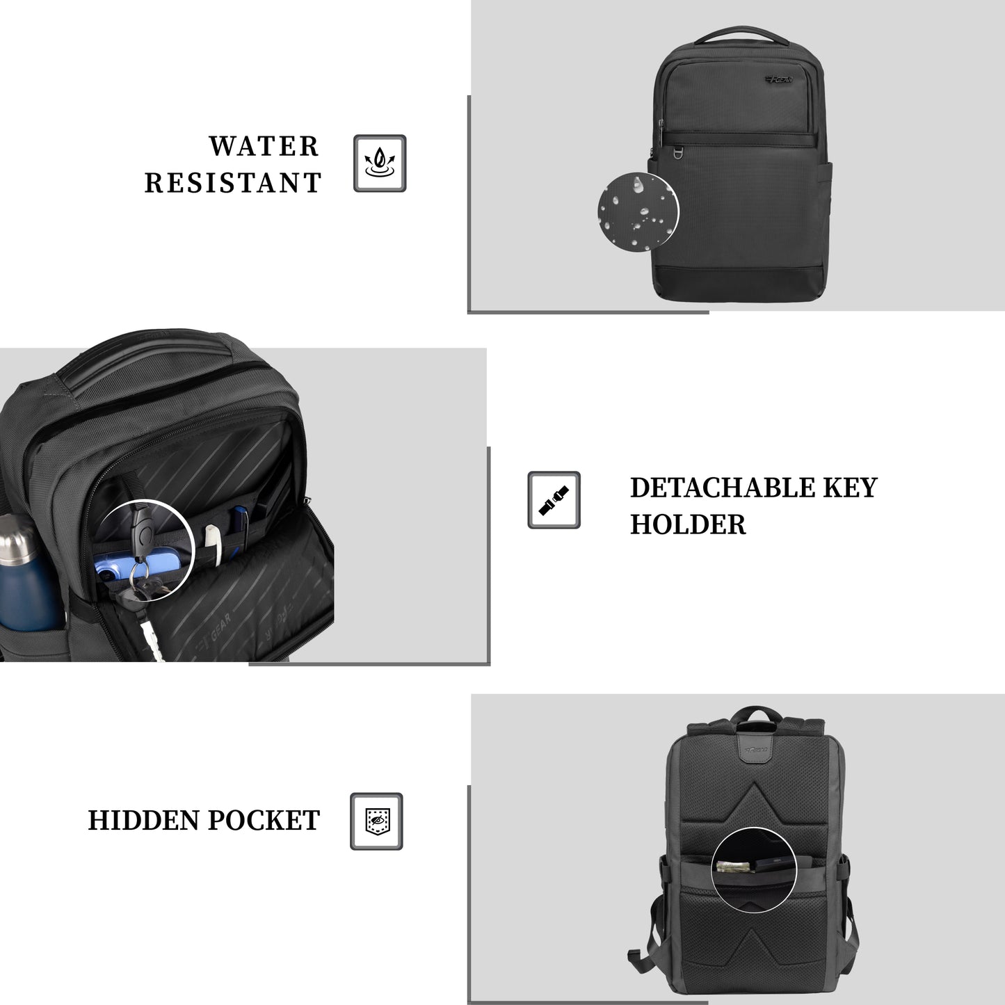 Hallstat 20L Grey Laptop Backpack