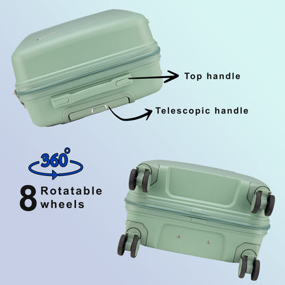 Aegis 26" Pista Green Check-in Medium Suitcase