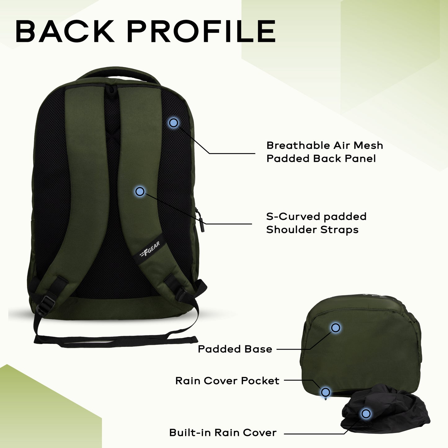Poem 30L Army Green Backpack