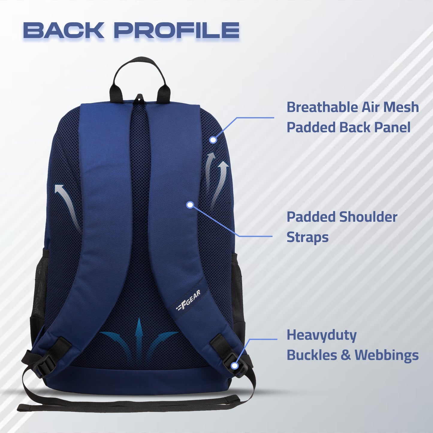 Floyd 26L Navy Blue Backpack