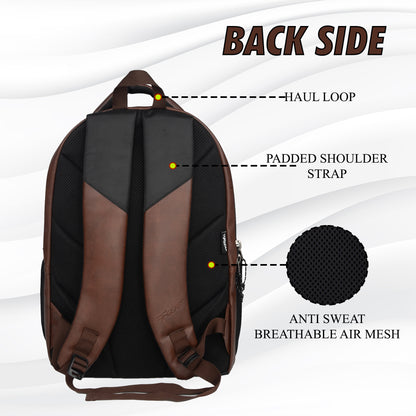 President 32L Brown Laptop Backpack