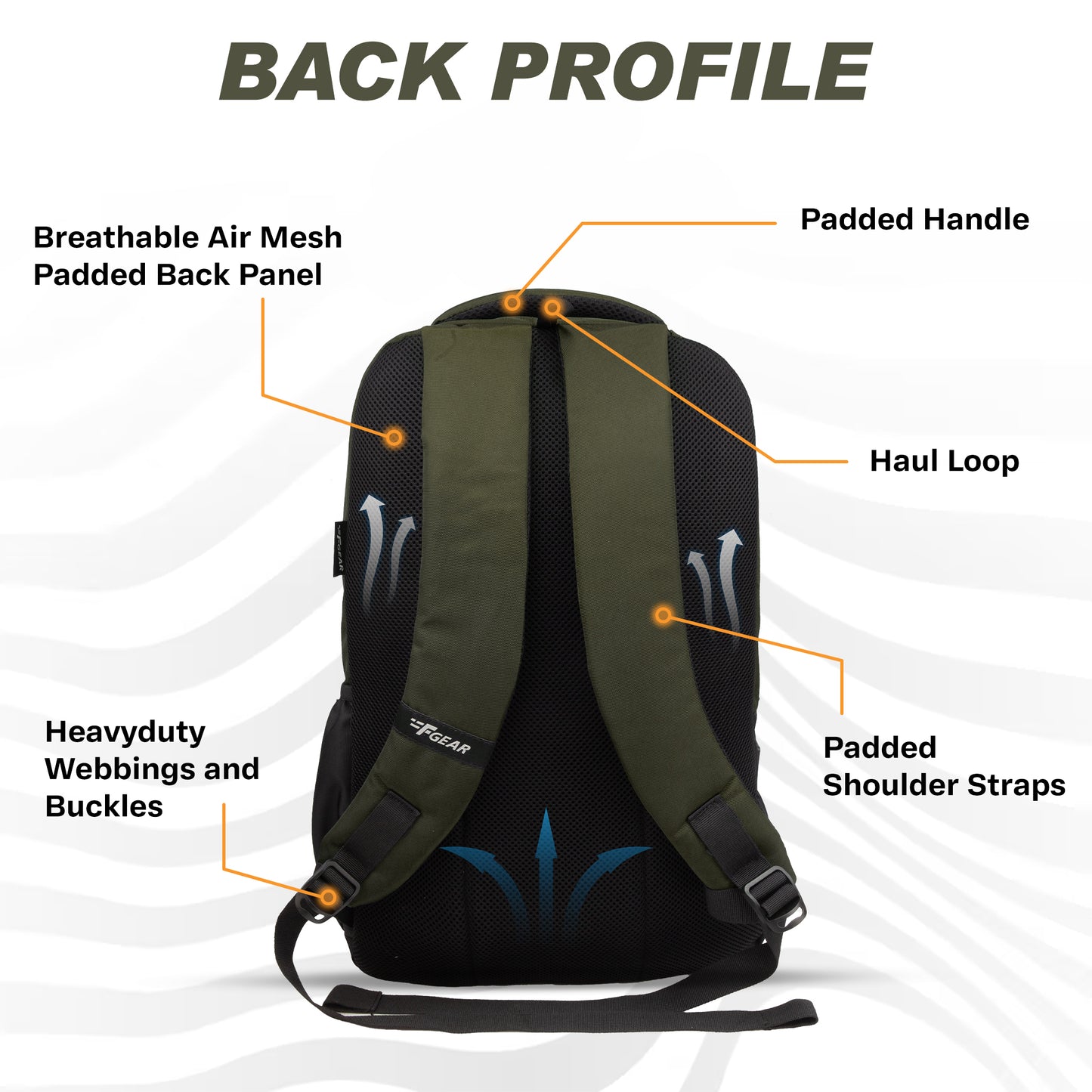 Itachi 31L Olive Green Backpack