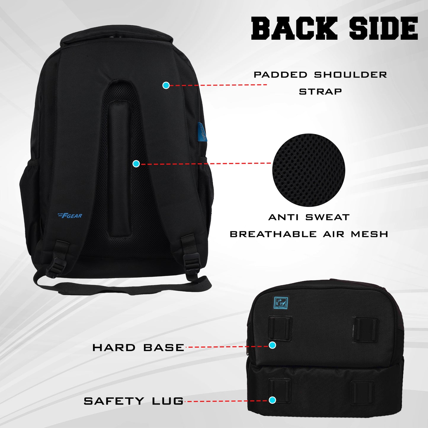 Booster V2 43L Black Laptop Backpack
