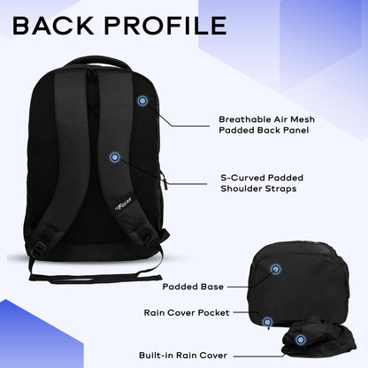 Poem 30L Black Backpack