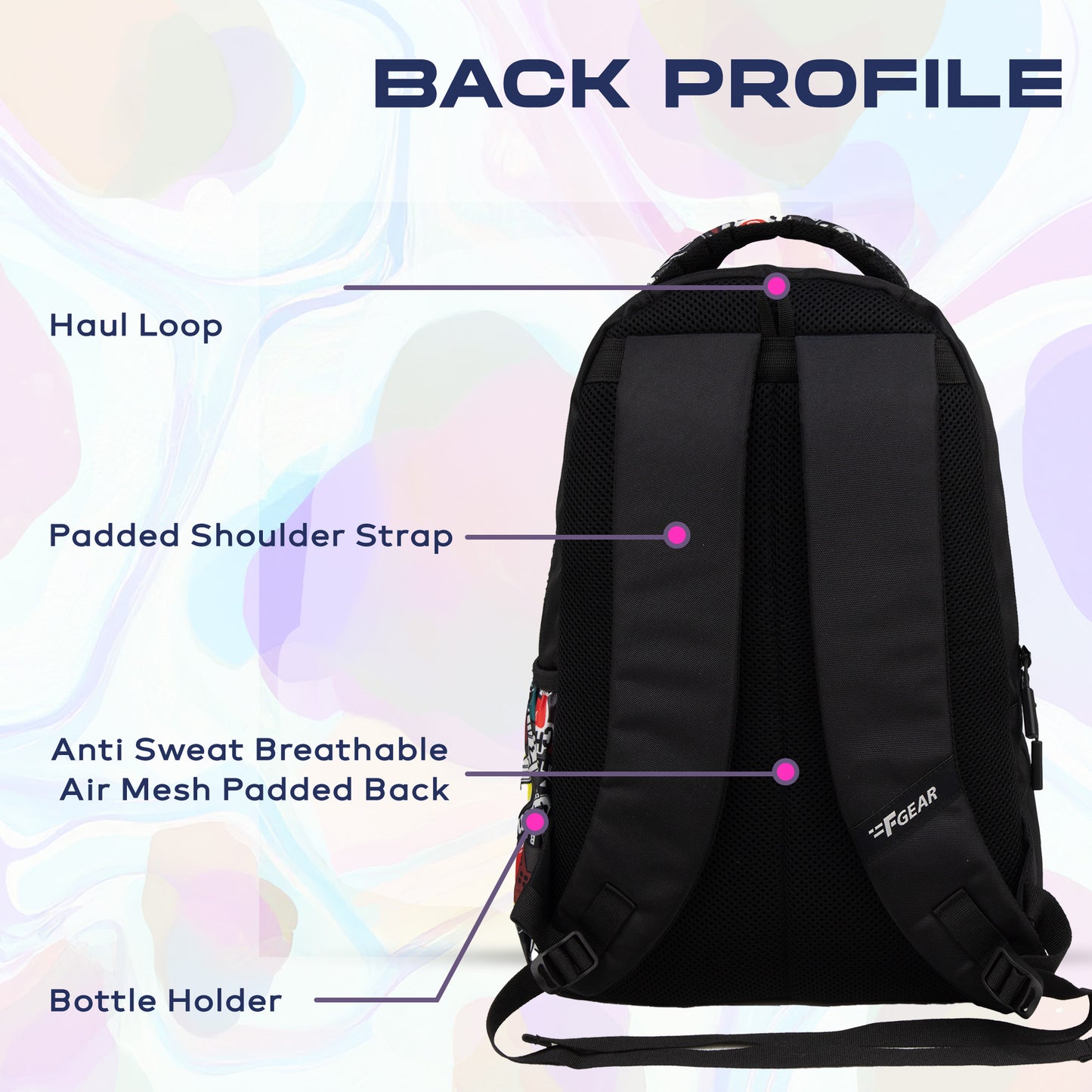 Haven 22L Black Chill Out Backpack