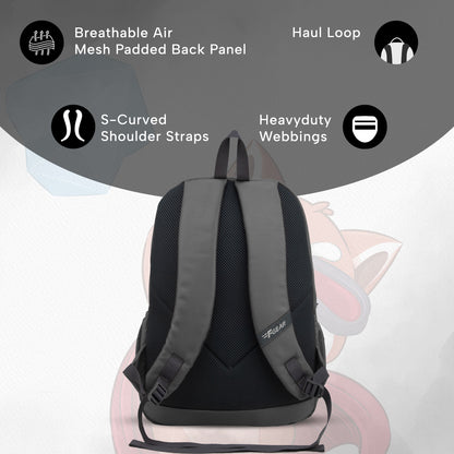 Little Heroes 22L Grey Backpack