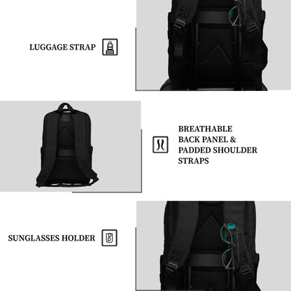Hallstat 20L Black Laptop Backpack
