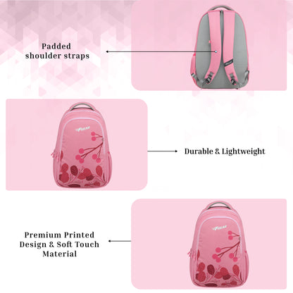 Century Pink 27L Laptop with Raincover