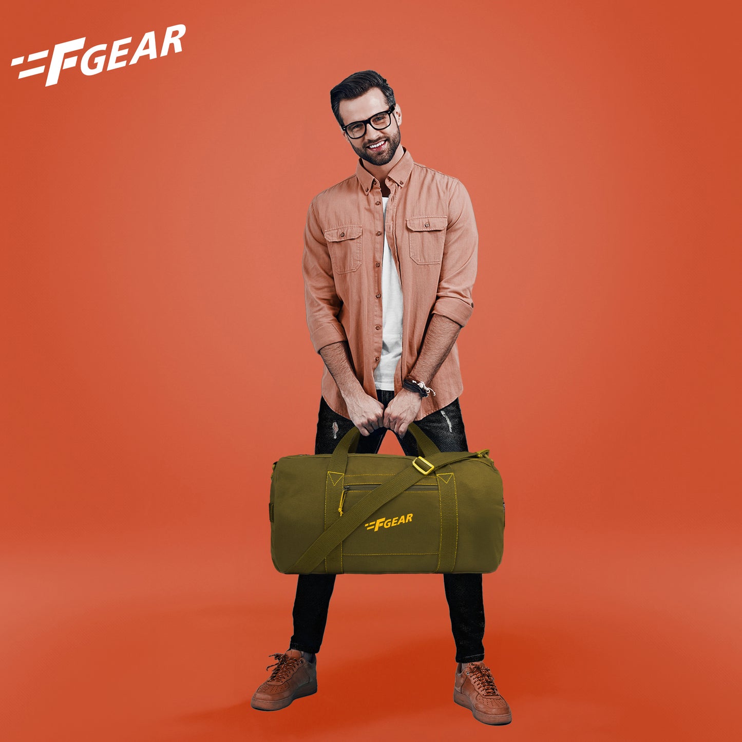 Sergeant 49L Canvas Olive Gym Bag