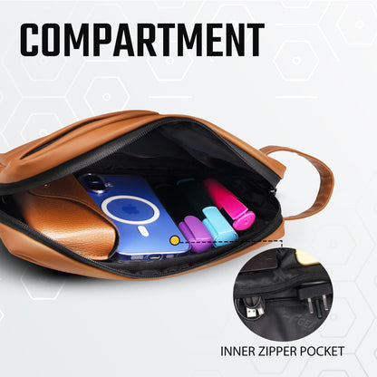 Elon Chestnut Travel Kit Pouch