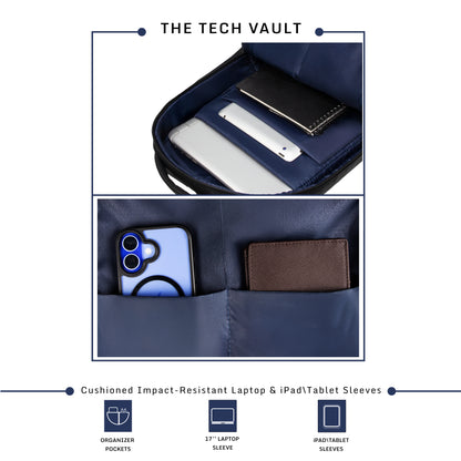 Kingsley 24L Black Laptop Backpack