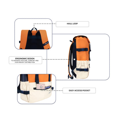 Canyon 18L Cosmic Orange Laptop Backpack