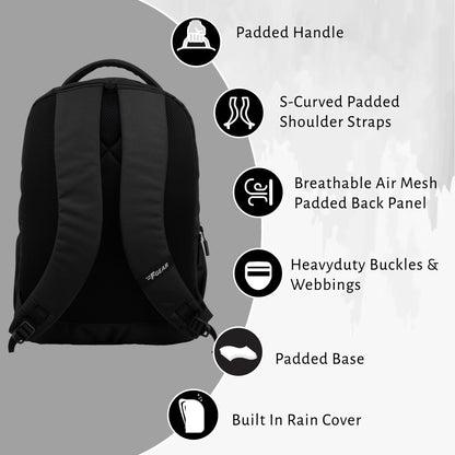 Noir 29L Black Backpack