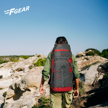 Drift 40L Grey Red Rucksack