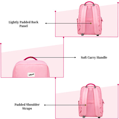 Cannes Rose Pink 12L Laptop Backpack