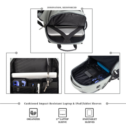 Amalfi 30L Grey Laptop Backpack