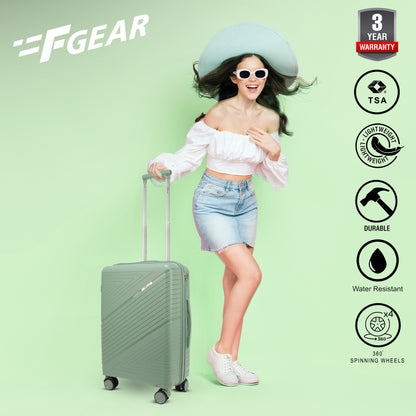 Aegis 22" Pista Green Cabin Small Suitcase