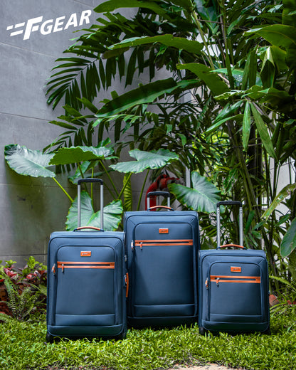 F Gear SoftAir Small Navy Cabin Suitcase