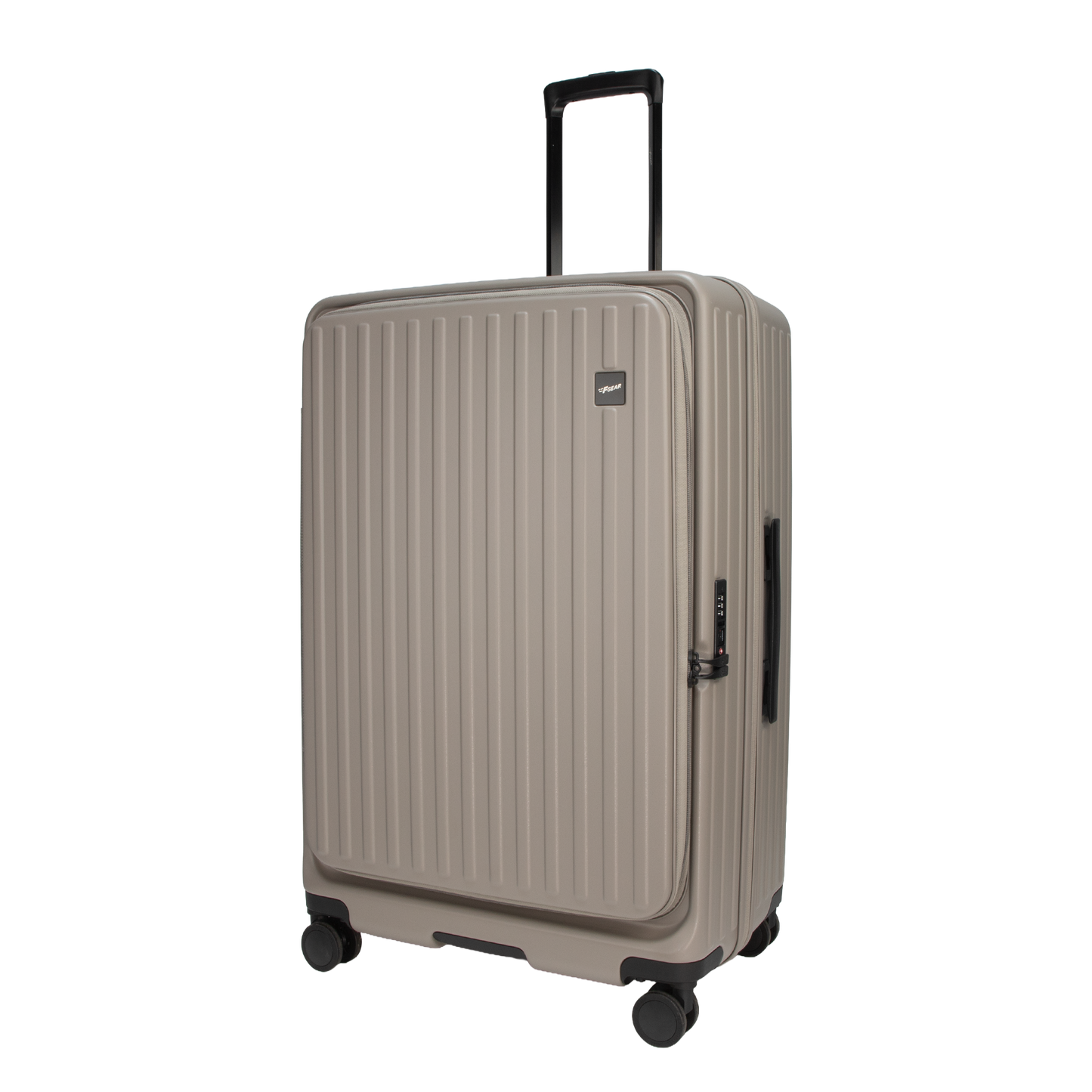 Montreal Large Taupe 76 cms Front-Opening Strolley