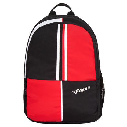 Medusa 28L Black Red Backpack with Raincover