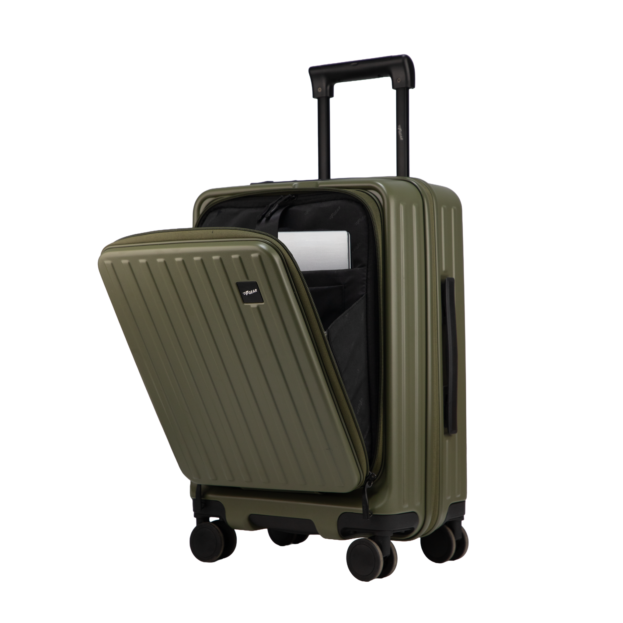 Montreal Small Cabin Pro Army Green 54 cms Front-Opening Strolley