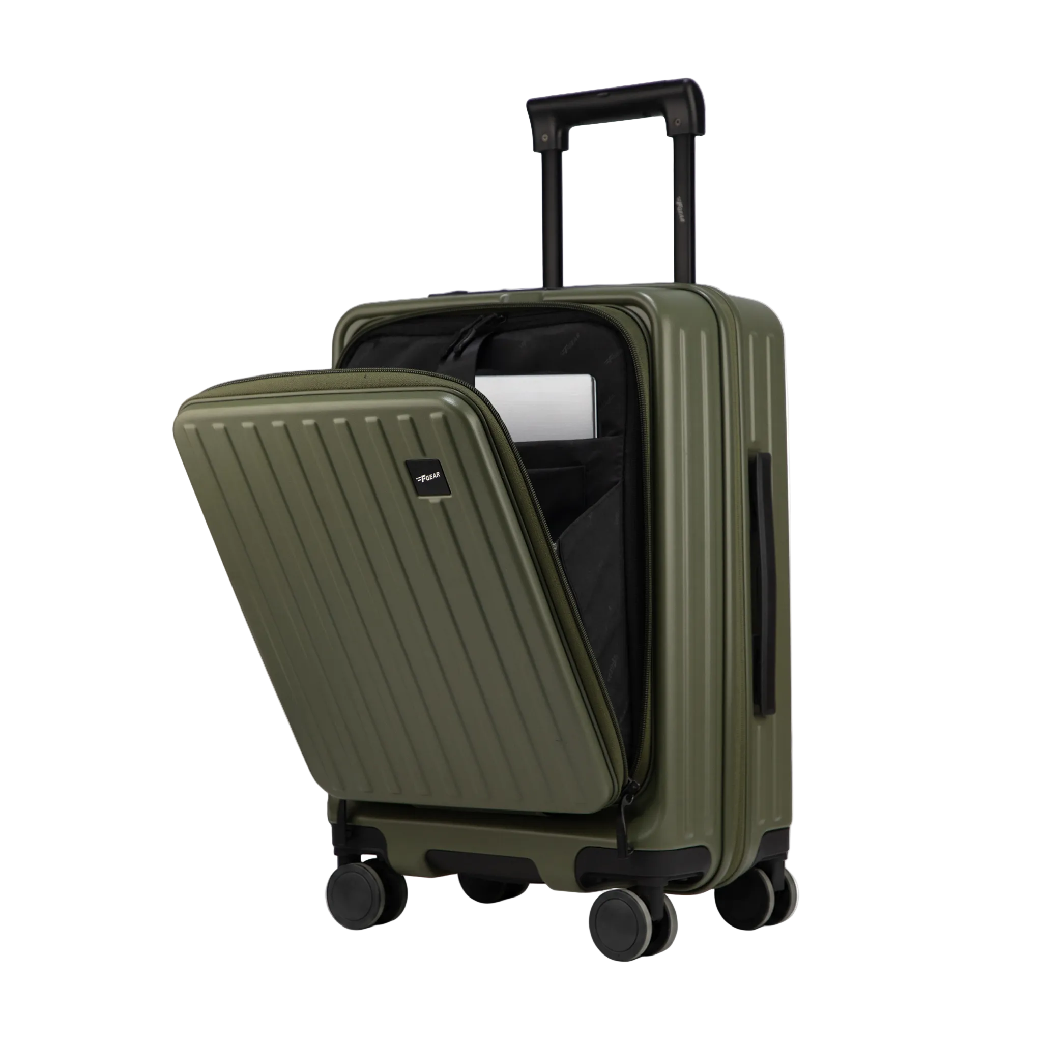 Montreal Small Cabin Pro Army Green 54 cms Front-Opening Strolley