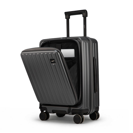 Montreal Small Cabin Pro Steel Grey 54 cms Front-Opening Strolley