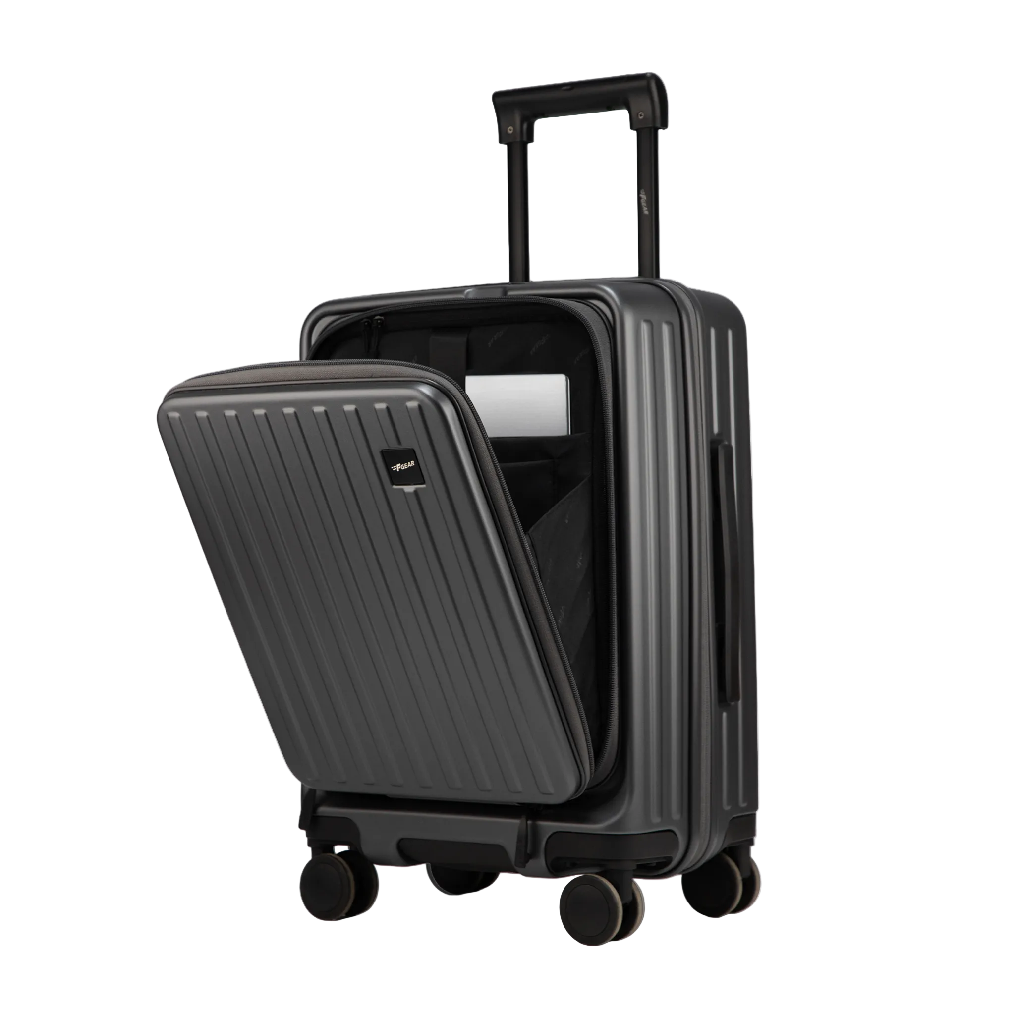 Montreal Small Cabin Pro Steel Grey 54 cms Front-Opening Strolley