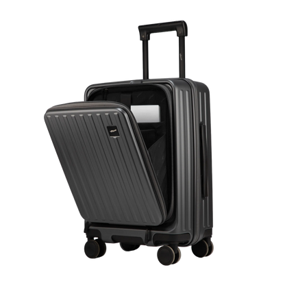 Montreal Small Cabin Pro Steel Grey 54 cms Front-Opening Strolley
