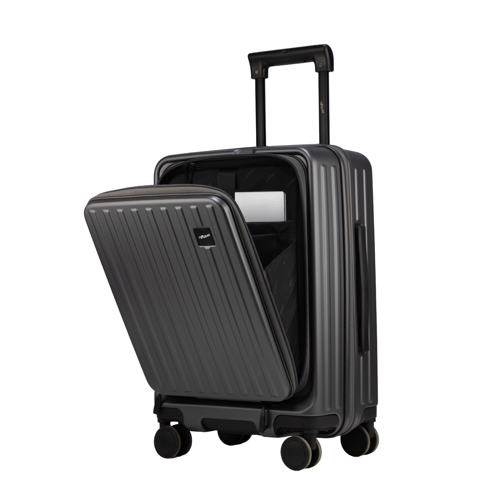Montreal Small Cabin Pro Steel Grey 54 cms Front-Opening Strolley