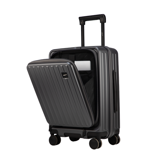 Montreal Small Cabin Pro Steel Grey 54 cms Front-Opening Strolley