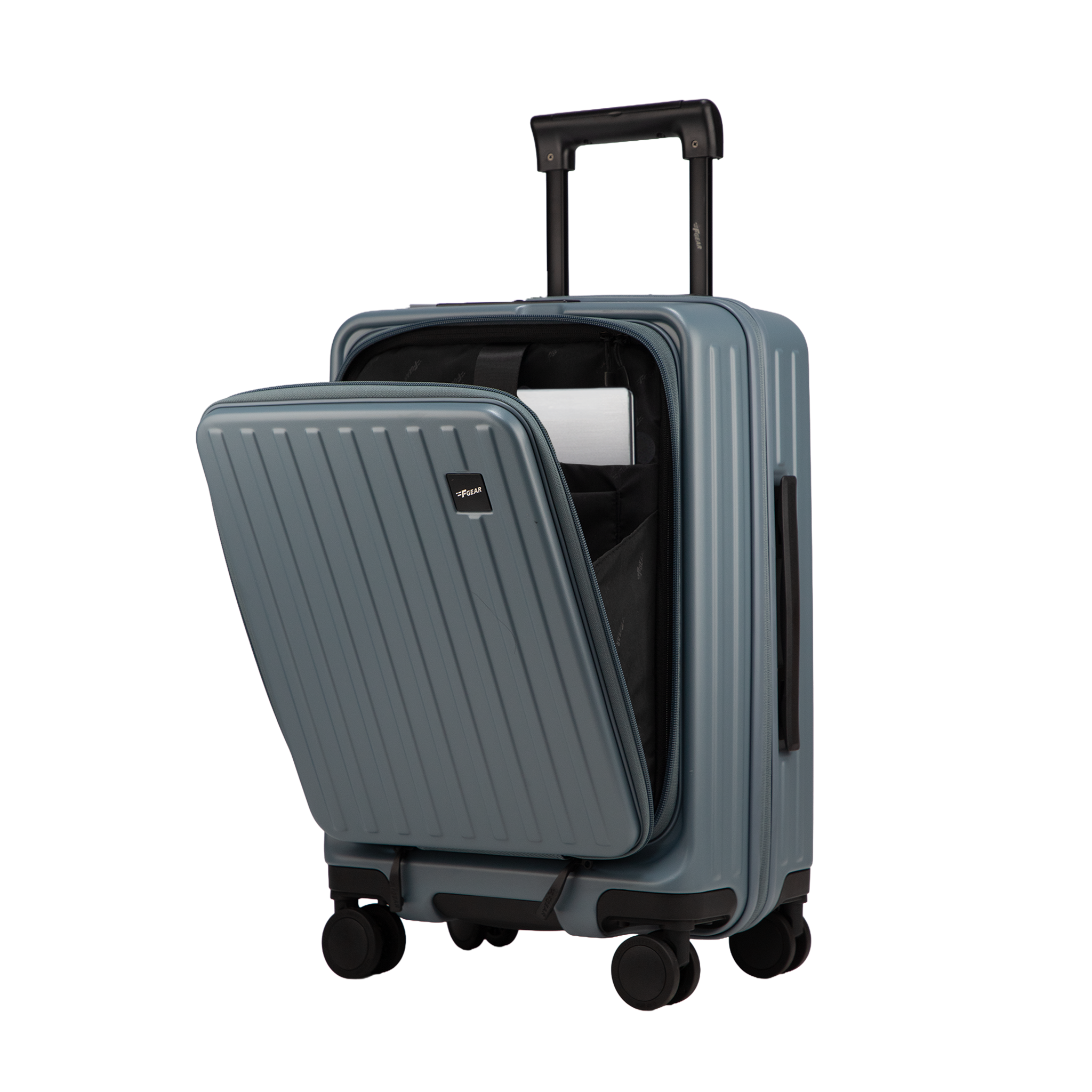 Montreal Small Cabin Pro Stone Blue 54 cms Front-Opening Strolley